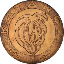 Coin, Katanga, Franc, 1961, MS(60-62), Bronze, KM:1