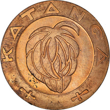 Coin, Katanga, 5 Francs, 1961, MS(60-62), Bronze, KM:2