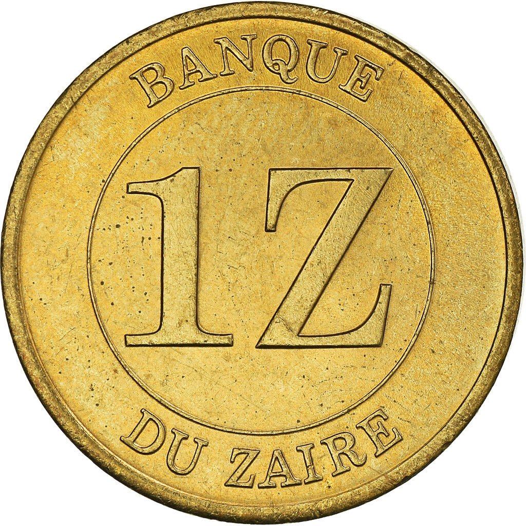 Coin, Zaire, Zaire, 1987, AU(55-58), Brass, KM:13