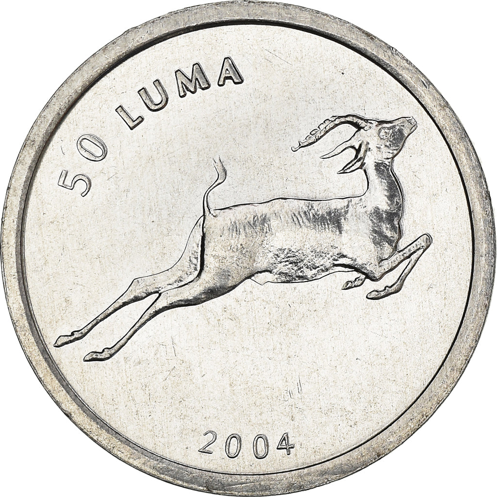 Moneta, Nagorno Karabakh, 50 Luma, 2004, SPL+, Alluminio, KM:7