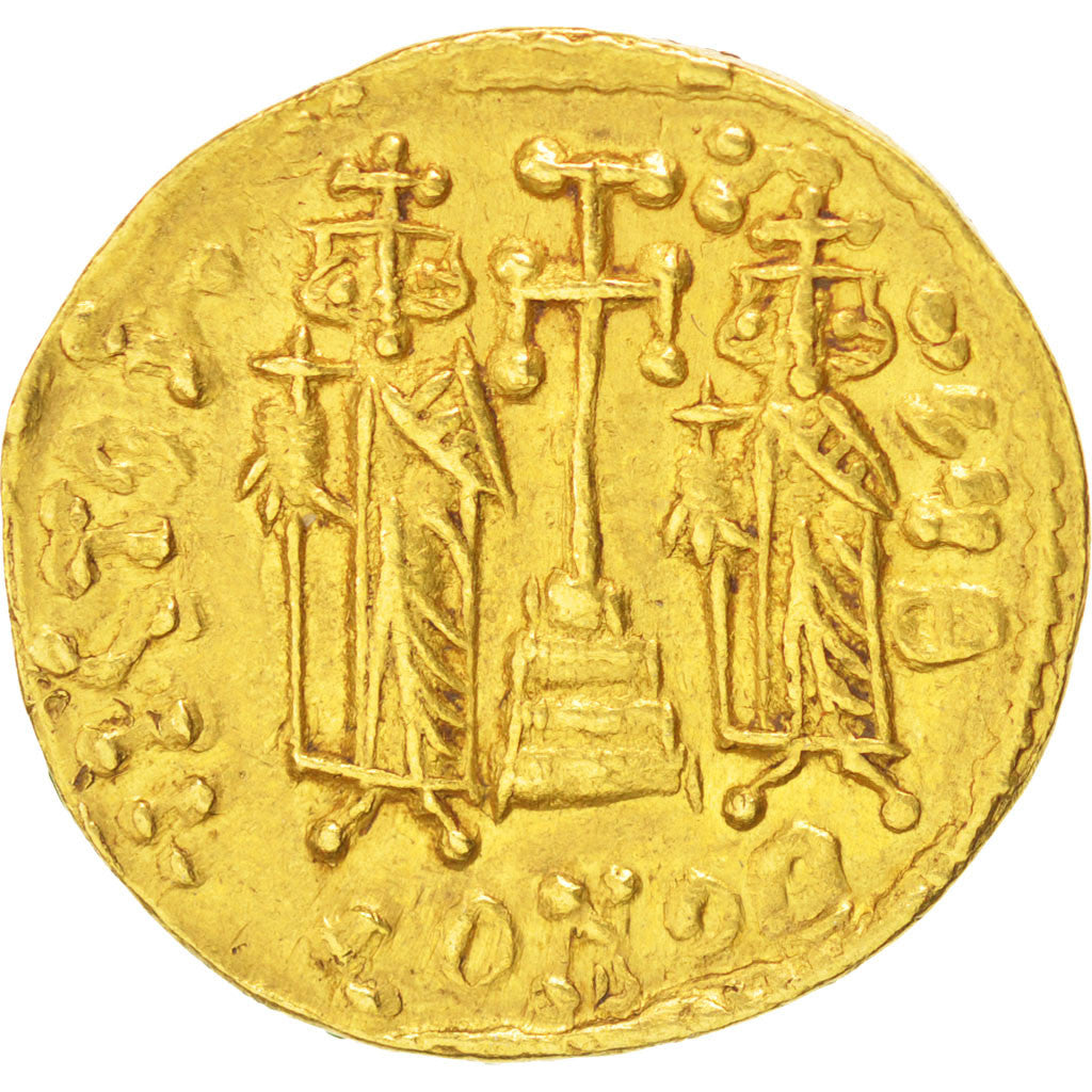 Moneta, Constantine IV 668-685, Solidus, Constantinople, SPL-, Oro, Sear:1154