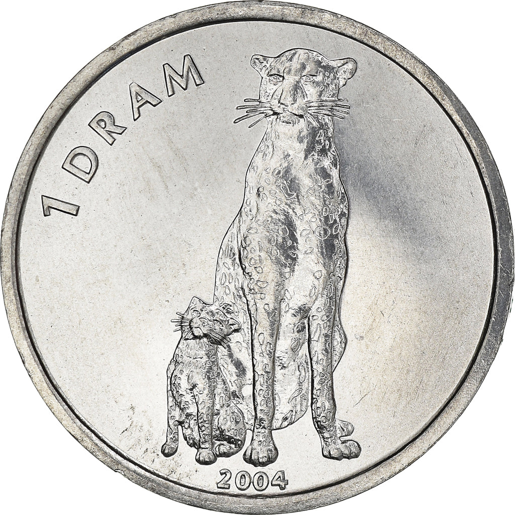 Monnaie, Nagorno-Karabakh, Dram, 2004, SPL+, Aluminium, KM:10