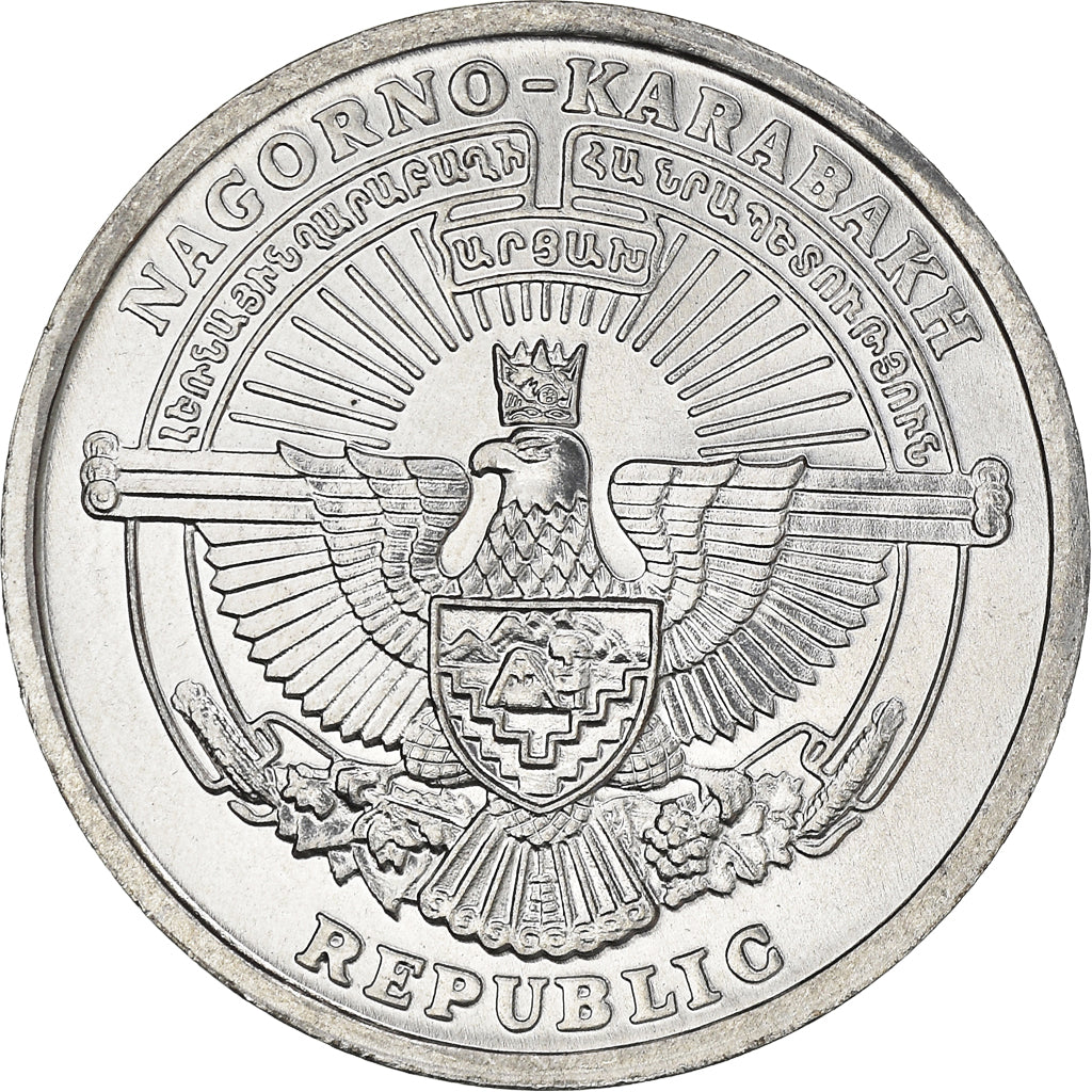 Monnaie, Nagorno-Karabakh, Dram, 2004, SPL+, Aluminium, KM:10