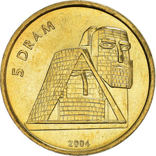 Moneta, Nagorno Karabakh, 5 Drams, 2004, SPL+, Ottone, KM:12