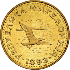 Münze, Mazedonien, 50 Deni, 1993, UNZ+, Messing, KM:1