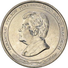 Coin, Turkmanistan, 1000 Manat, 1999, MS(63), Nickel Clad Steel, KM:13