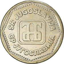 Monnaie, Yougoslavie, 5 Dinara, 1993, SUP+, Cuivre-Nickel-Zinc (Maillechort)