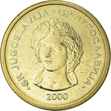 Coin, Yugoslavia, 50 Para, 2000, Belgrade, MS(60-62), Brass, KM:179