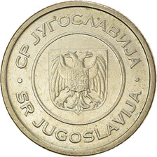 Munten, Joegoslaviëe, Dinar, 2002, Belgrade, ZF+, Copper-Nickel-Zinc, KM:180
