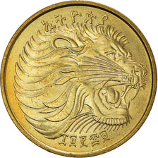 Coin, Ethiopia, 10 Cents, 1977, Berlin, MS(65-70), Brass, KM:45.2