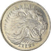 Moneta, Etiopia, 50 Cents, 1977, Berlin, SPL+, Acciaio placcato rame-nichel