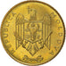 Coin, Moldova, 50 Bani, 1997, MS(64), Brass Clad Steel, KM:10