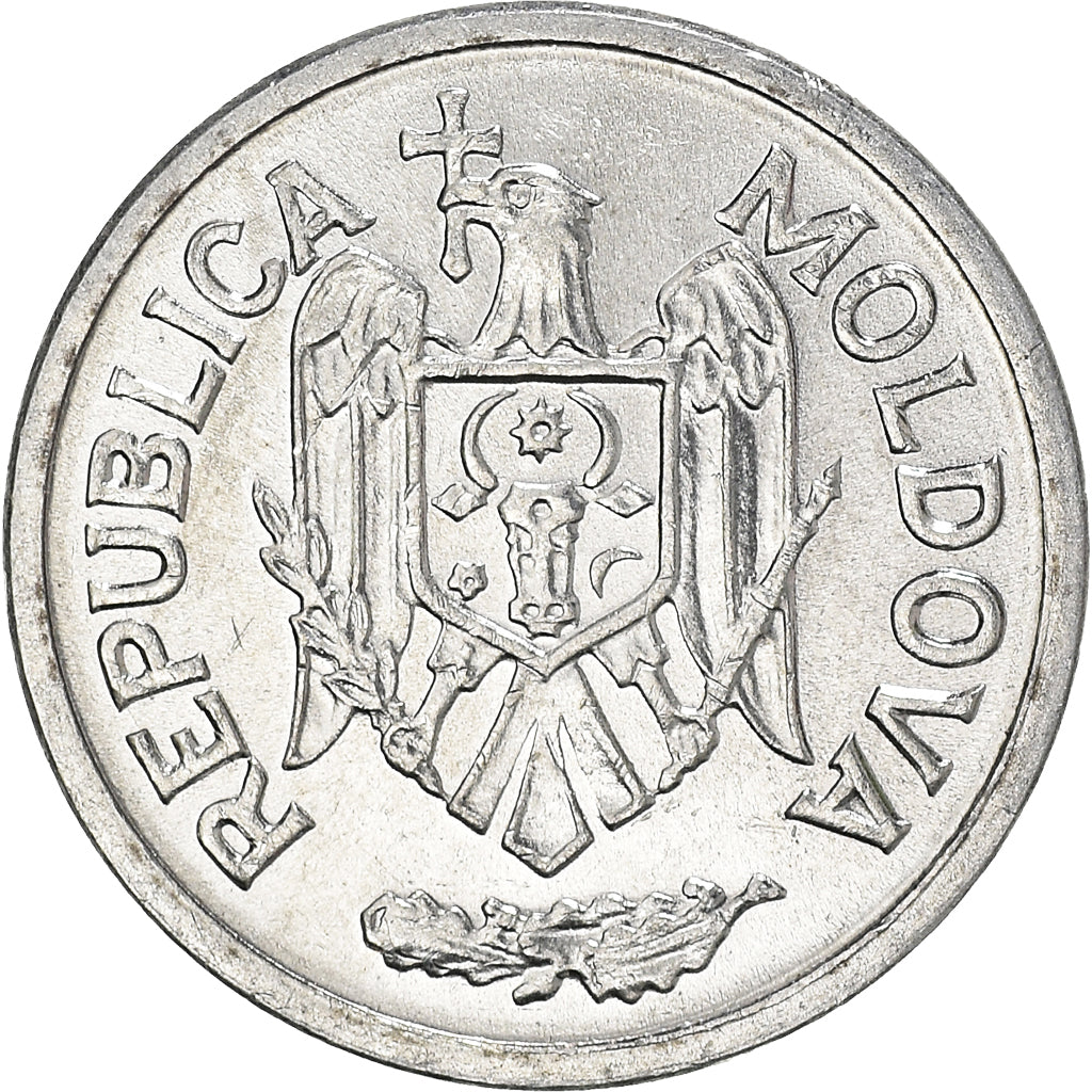 Münze, Moldova, 5 Bani, 2000, UNZ, Aluminium, KM:2