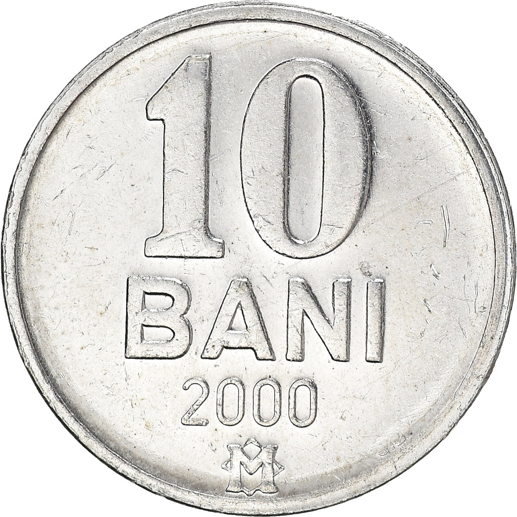 Monnaie, Moldavie, 10 Bani, 2000, SUP, Aluminium, KM:7