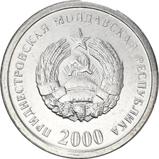 Coin, Transnistria, Kopeek, 2000, MS(63), Aluminum, KM:1