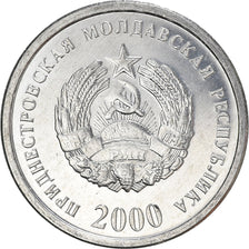 Coin, Transnistria, 5 Kopeek, 2000, MS(60-62), Aluminum, KM:2