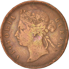 STRAITS SETTLEMENTS, Cent, 1891, KM #16, VF(20-25), Bronze, 29, 9.21