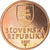 Moneta, Słowacja, 50 Halierov, 2001, MS(65-70), Miedź platerowana stalą