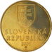Coin, Slovakia, 10 Koruna, 2001, MS(64), Aluminum-Bronze, KM:11