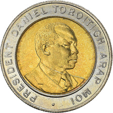 Coin, Kenya, 5 Shillings, 1997, British Royal Mint, MS(63), Bi-Metallic, KM:30