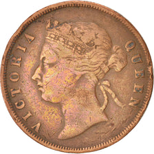 STRAITS SETTLEMENTS, Cent, 1897, KM #16, VF(20-25), Bronze, 29, 9.16