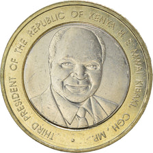 Coin, Kenya, 40 Shillings, 2003, British Royal Mint, AU(55-58), Bi-Metallic