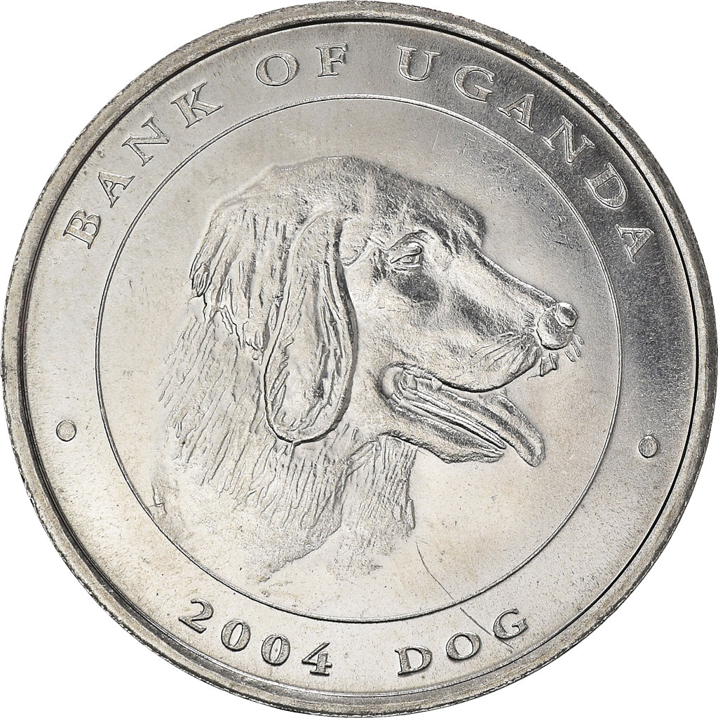 Coin, Uganda, 100 Shillings, 2004, MS(64), Nickel plated steel, KM:198