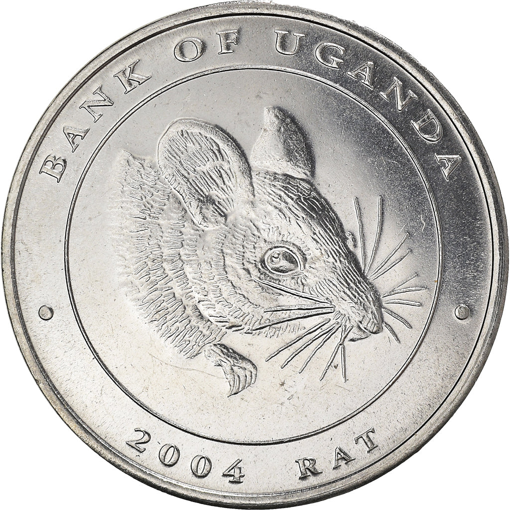 Coin, Uganda, 100 Shillings, 2004, MS(64), Nickel plated steel, KM:188