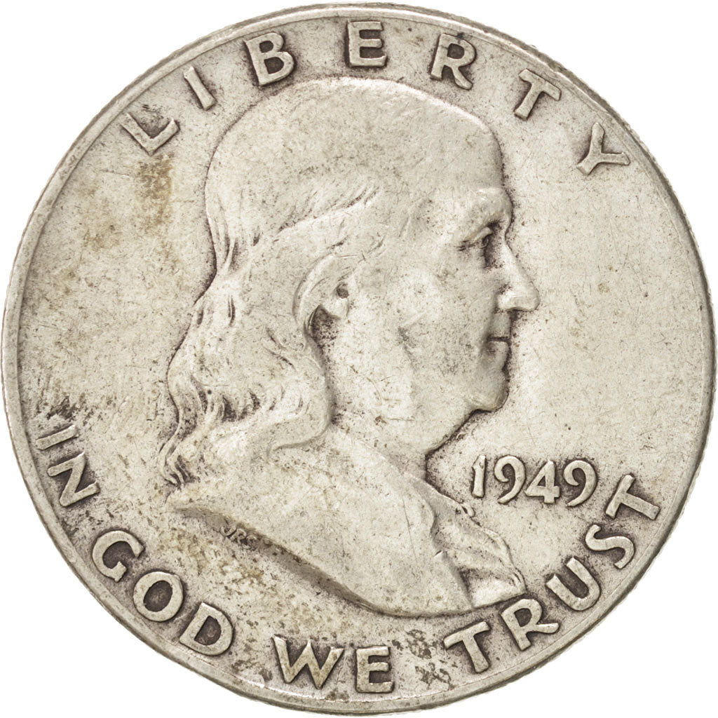Stati Uniti, Franklin Half Dollar, Half Dollar, 1949, U.S. Mint, Philadelphia...