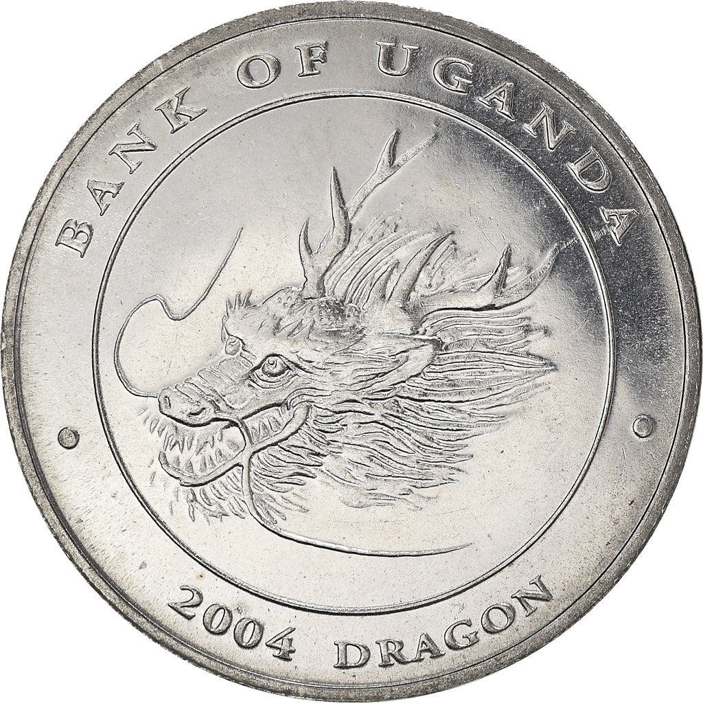 Coin, Uganda, 100 Shillings, 2004, MS(64), Nickel plated steel, KM:192