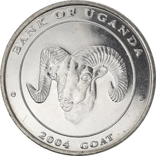Coin, Uganda, 100 Shillings, 2004, MS(64), Nickel plated steel, KM:195
