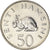 Moneta, Tanzania, 50 Senti, 1988, British Royal Mint, MS(60-62), Nikiel