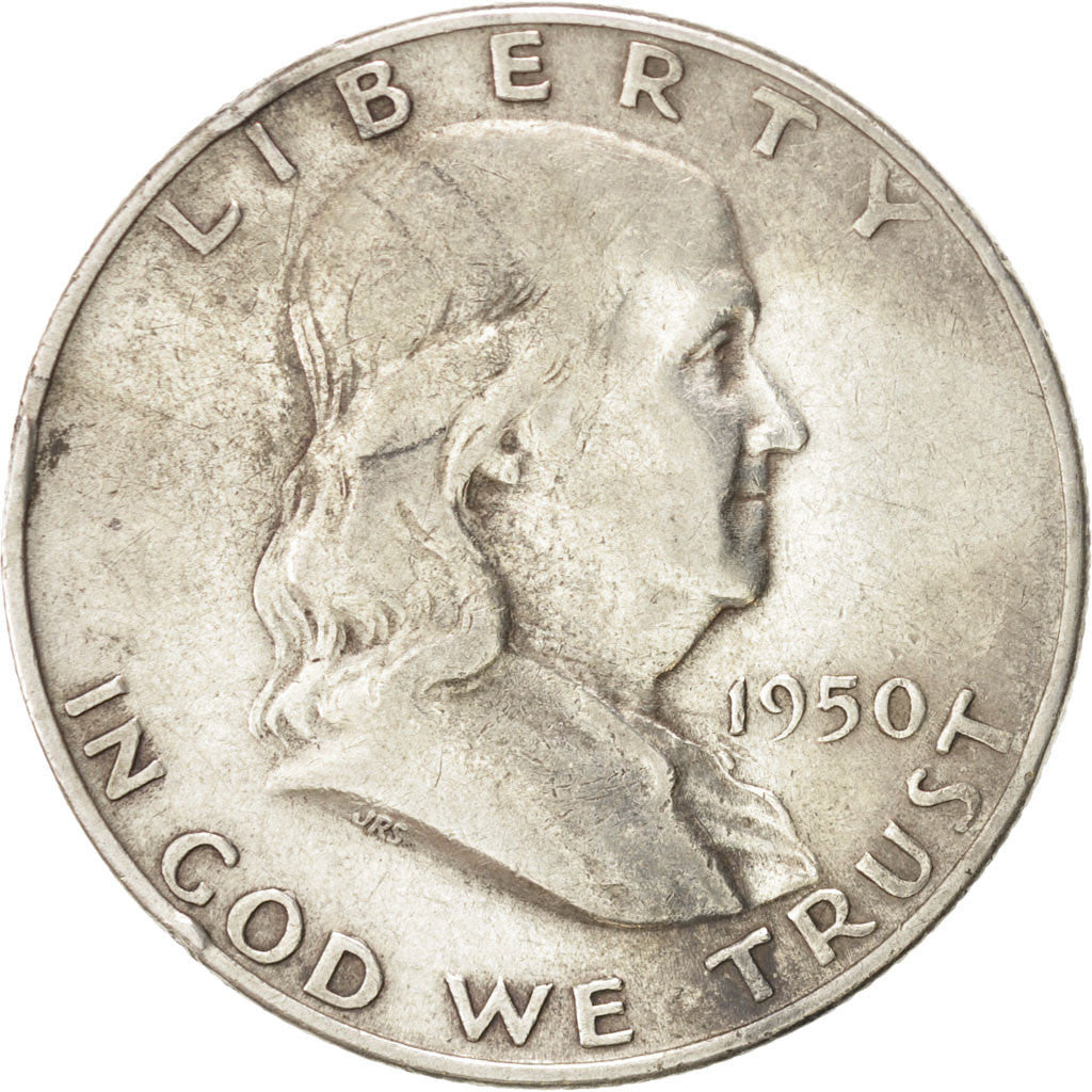 UNITED STATES, Franklin Half Dollar, Half Dollar, 1950, U.S. Mint, KM #199,...