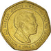 Coin, Tanzania, 50 Shilingi, 1996, MS(63), Brass plated steel, KM:33