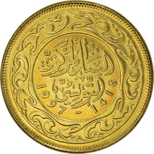 Coin, Tunisia, 50 Millim, 1997, Paris, MS(65-70), Brass, KM:308
