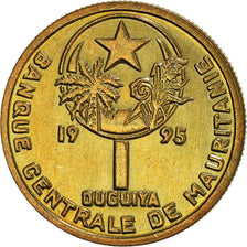 Coin, Mauritania, Ouguiya, 1995, MS(64), Aluminum-Bronze, KM:6