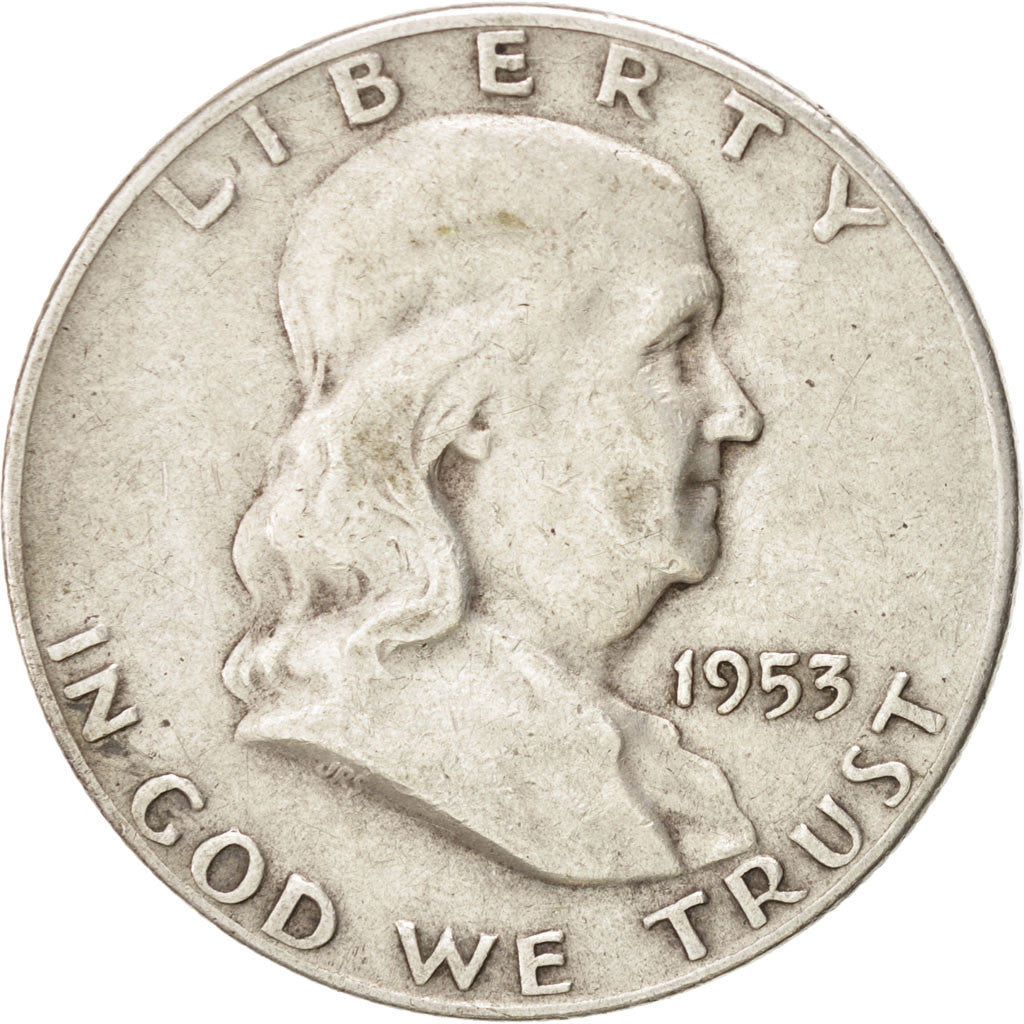 UNITED STATES, Franklin Half Dollar, Half Dollar, 1953, U.S. Mint, KM #199,...