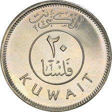 Coin, Kuwait, Jabir Ibn Ahmad, 20 Fils, 2001, MS(64), Copper-nickel, KM:12