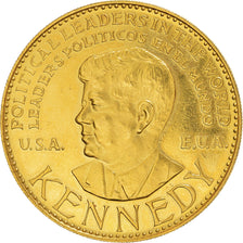 Estados Unidos de América, medalla, Kennedy, Political Leaders In The World