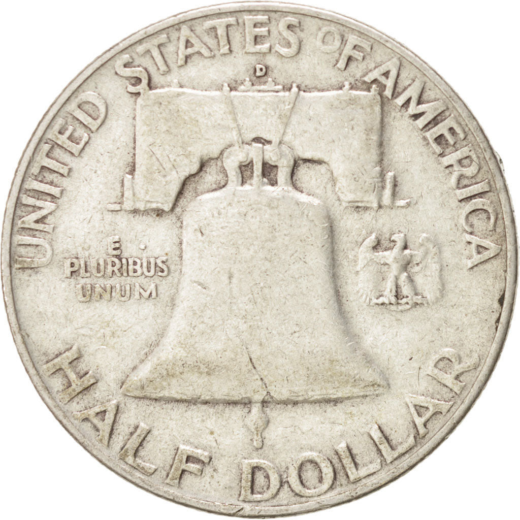 UNITED STATES, Franklin Half Dollar, Half Dollar, 1958, U.S. Mint, KM #199,...