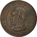 Coin, France, SATIRICAL COINS, 10 Centimes, 1870, AU(50-53), Bronze