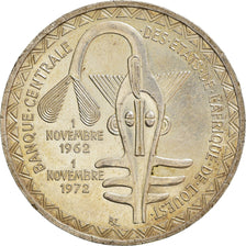 Coin, West African States, 500 Francs, 1972, MS(60-62), Silver, KM:7