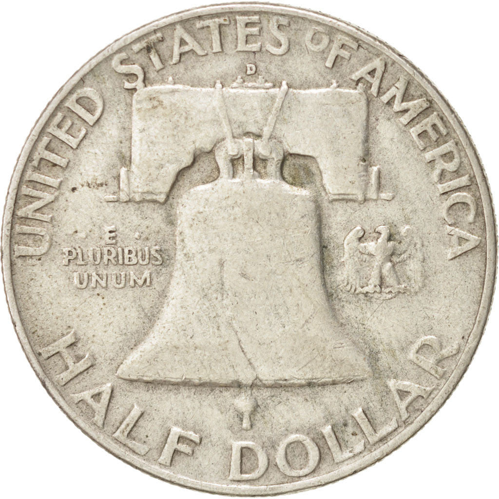Stati Uniti, Franklin Half Dollar, Half Dollar, 1960, U.S. Mint, Denver, MB+,...