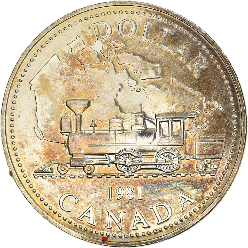 Coin, Canada, Elizabeth II, Dollar, 1981, Royal Canadian Mint, Ottawa