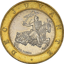 Coin, Monaco, Rainier III, 10 Francs, 2000, MS(60-62), Bi-Metallic, KM:163