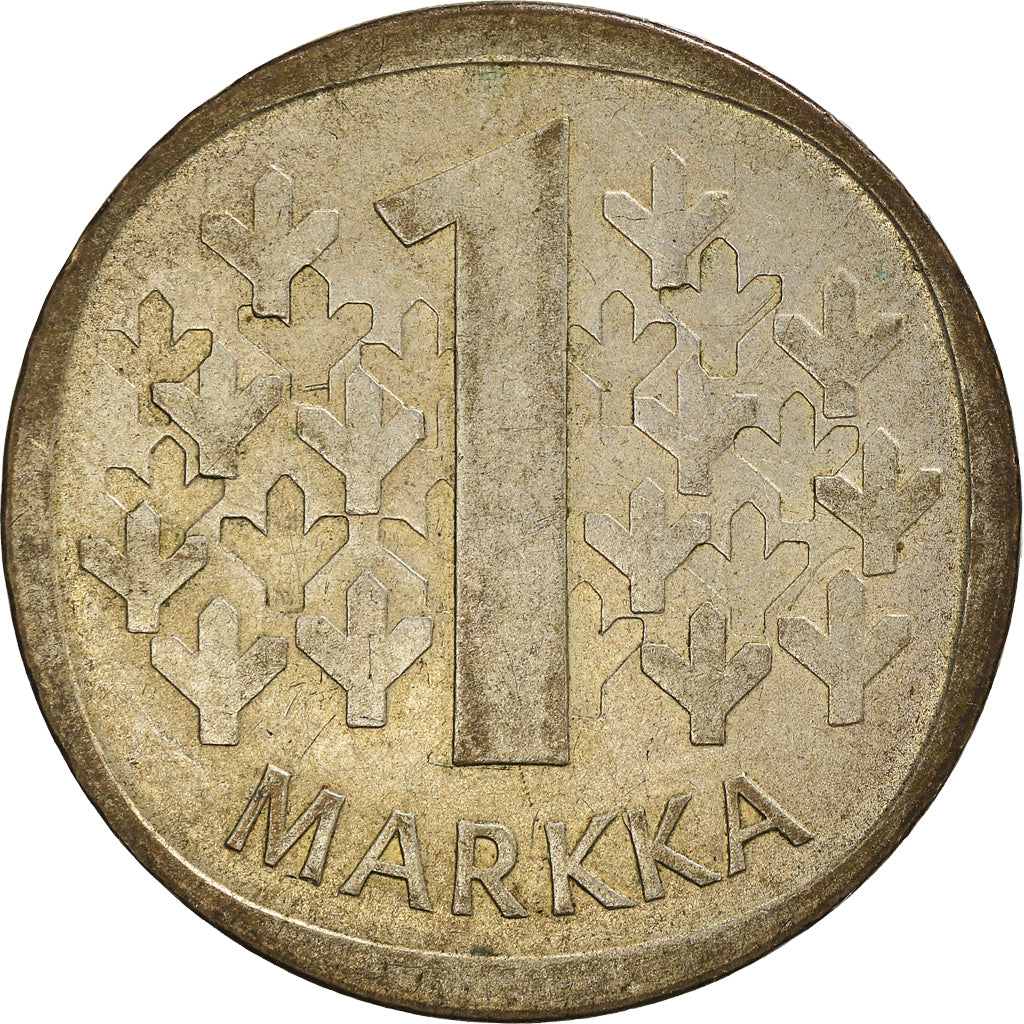 Coin, Finland, Markka, 1967, EF(40-45), Copper-nickel, KM:49a
