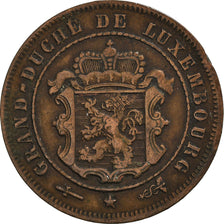 Coin, Luxembourg, William III, 2-1/2 Centimes, 1901, Utrecht, VF(30-35), Bronze