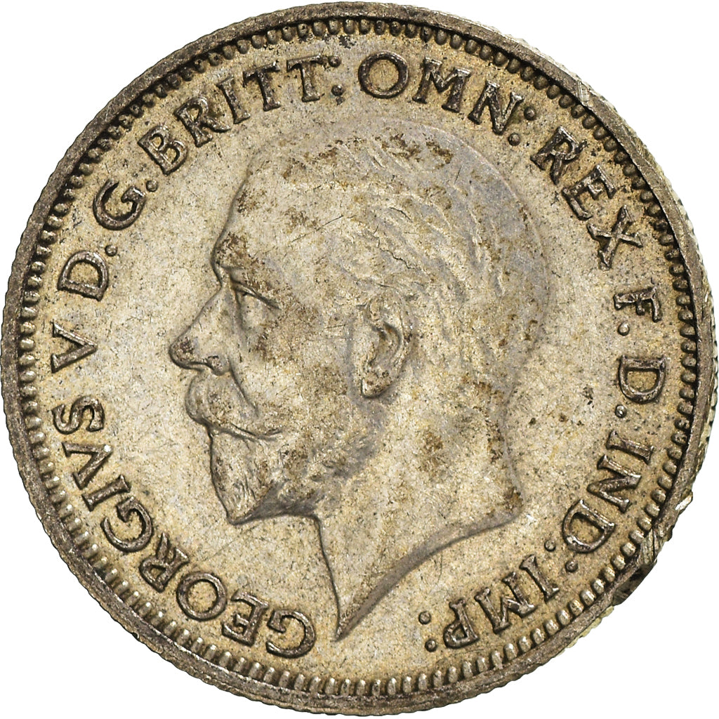 Coin, Great Britain, George V, 6 Pence, 1936, EF(40-45), Silver, KM:832
