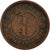 Monnaie, Établissements des détroits, Victoria, 1/4 Cent, 1901, TB+, Bronze