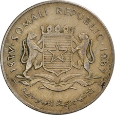 Coin, Somalia, Scellino / Shilling, 1967, EF(40-45), Copper-nickel, KM:9